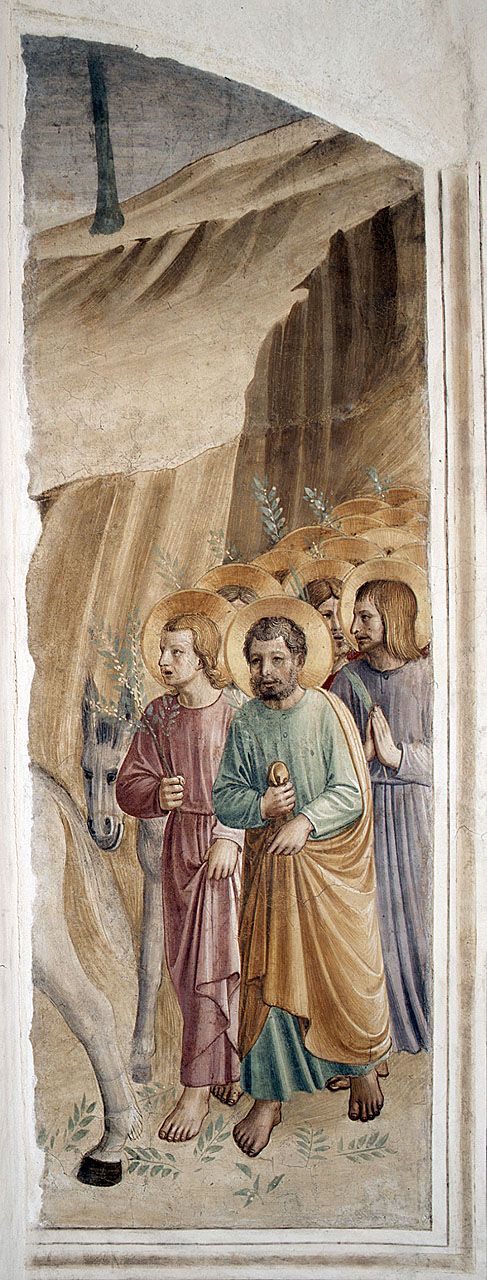 entrata di Cristo in Gerusalemme (dipinto) di Giovanni da Fiesole detto Beato Angelico (e aiuti) (secondo quarto sec. XV)