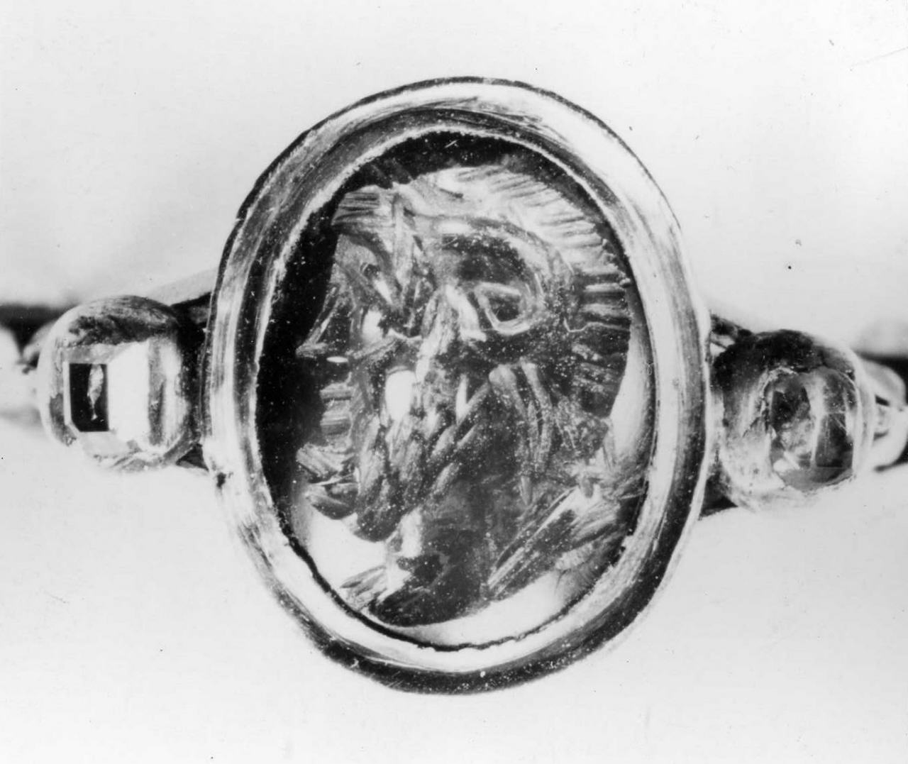 testa di Giove Ammone (decorazione a intaglio) - bottega italiana (?) (sec. I)