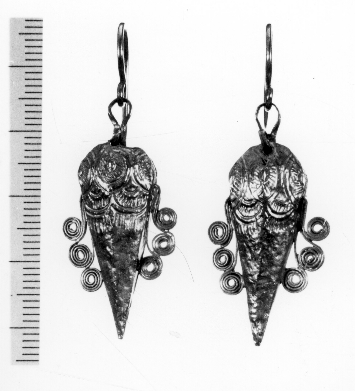 orecchino, coppia - manifattura italiana (sec. XIX)