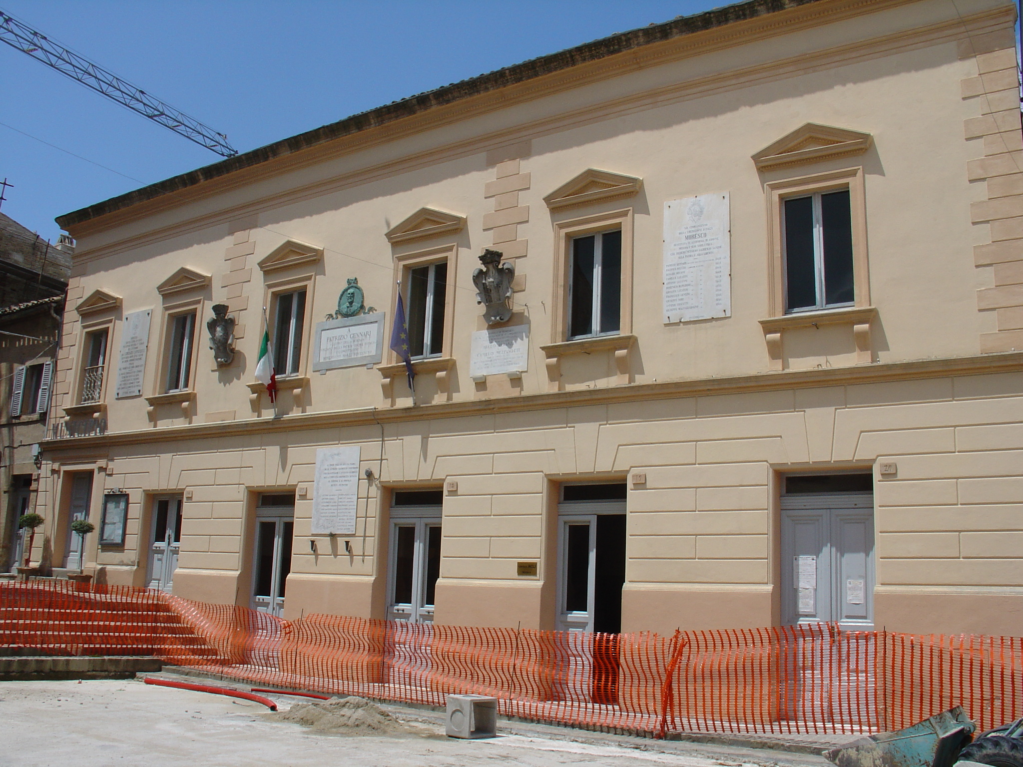 Palazzo del Comune (palazzo per attività pubbliche e direzionali, pubblico) - Moresco (AP) 