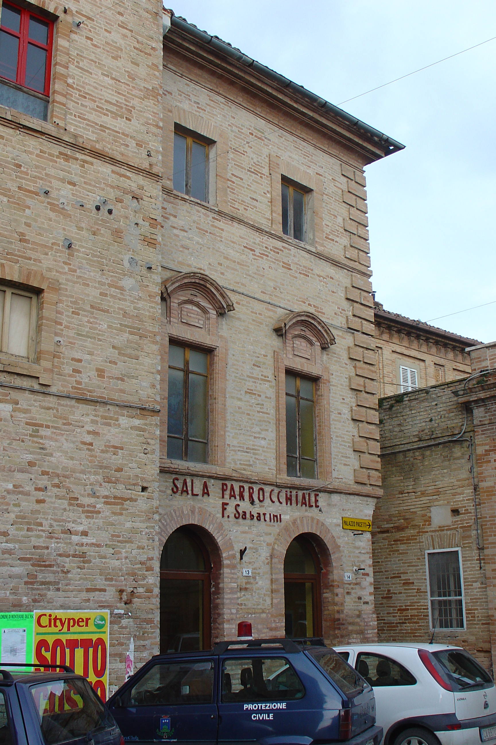 Sala Parrocchiale F. Sabatini (sala, parrocchiale) - Montefiore dell'Aso (AP) 