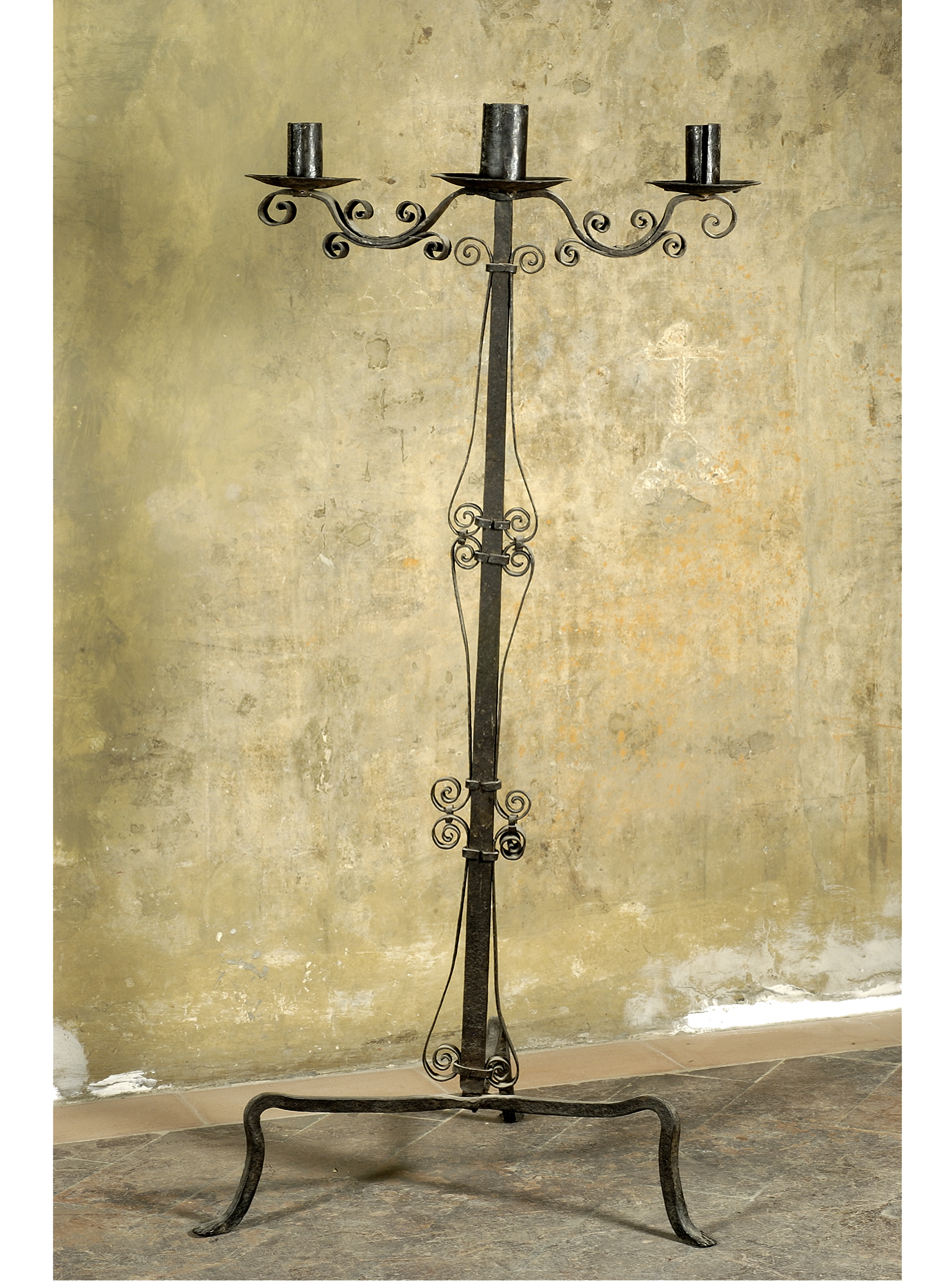 candelabro, coppia - produzione Italia settentrionale (sec. XVII)