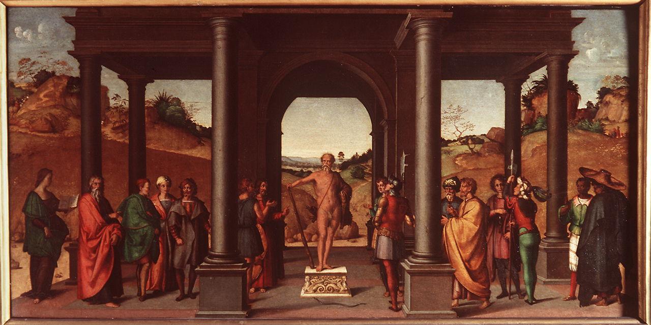 tempio di Ercole (dipinto) di Antonio di Donnino di Domenico (attribuito) (sec. XVI)