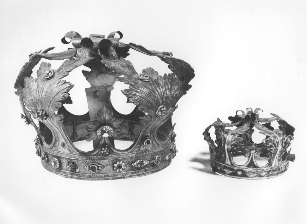 corona da statua, serie - produzione toscana (sec. XIX)