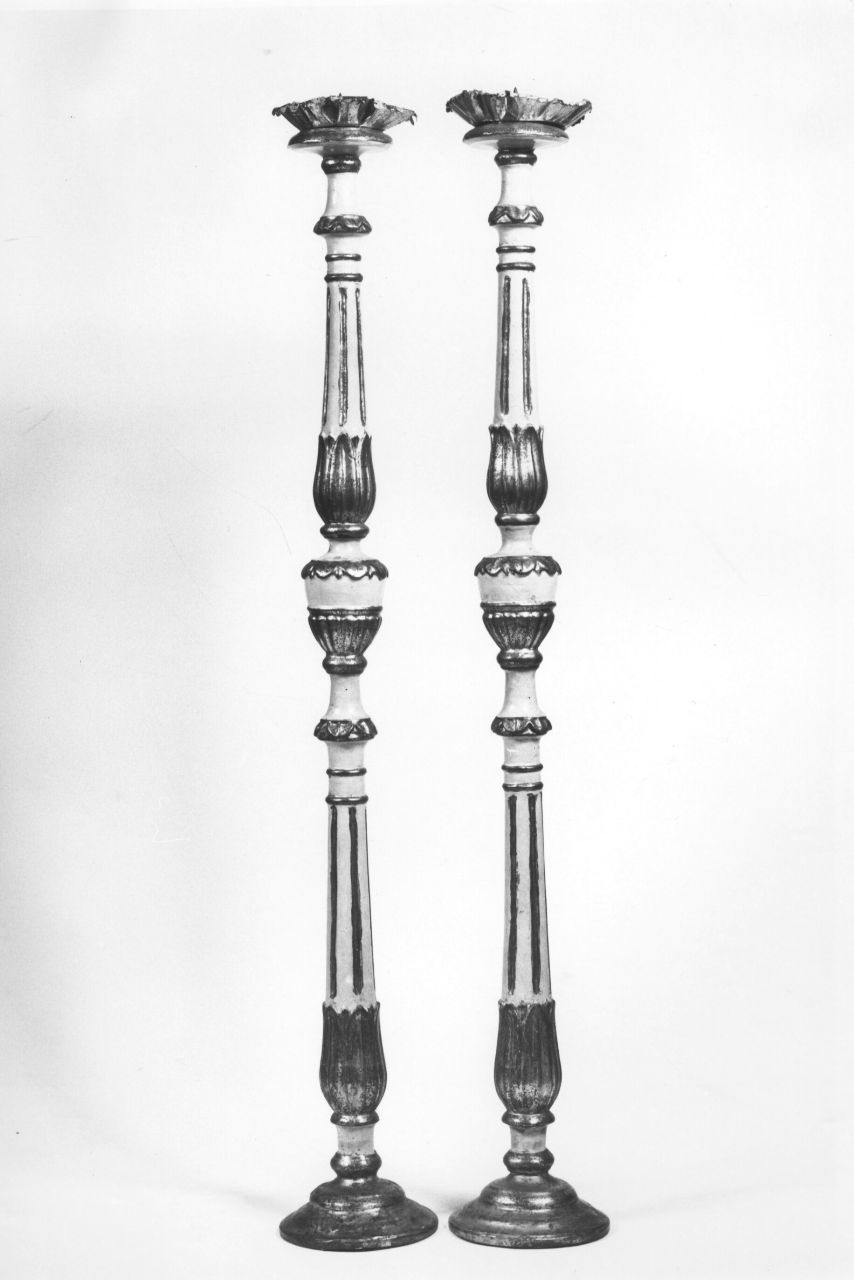 candeliere, serie - produzione toscana (prima meta' sec. XIX)