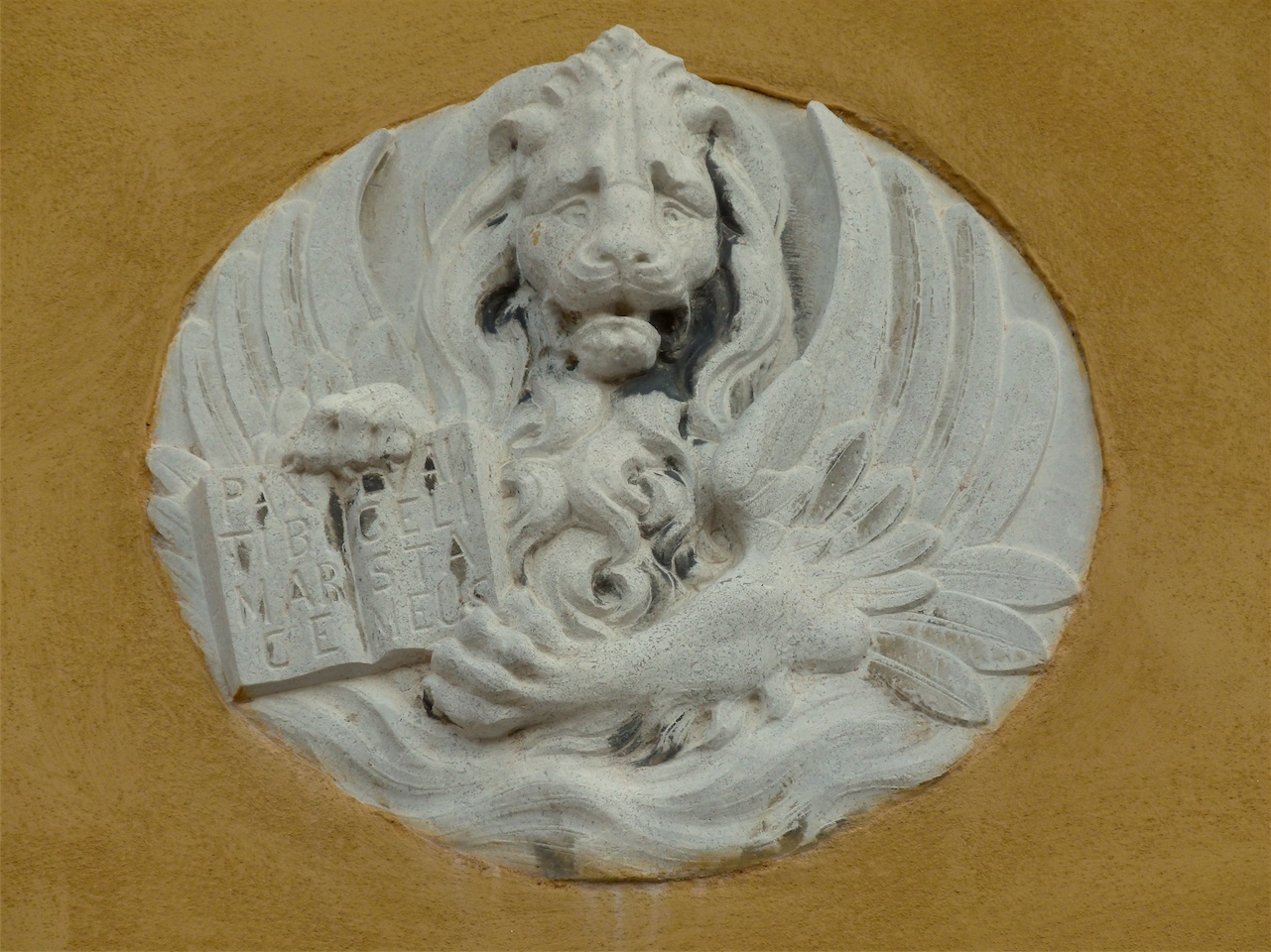 simbolo di San Marco: leone (rilievo, opera isolata) - produzione veneziana (sec. XX)