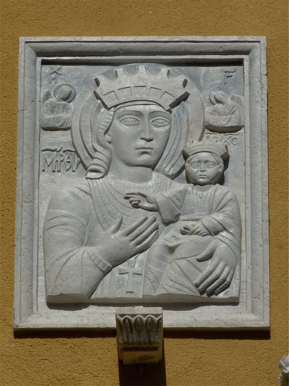 Madonna con Bambino (rilievo, opera isolata) - ambito veneziano (sec. XX)