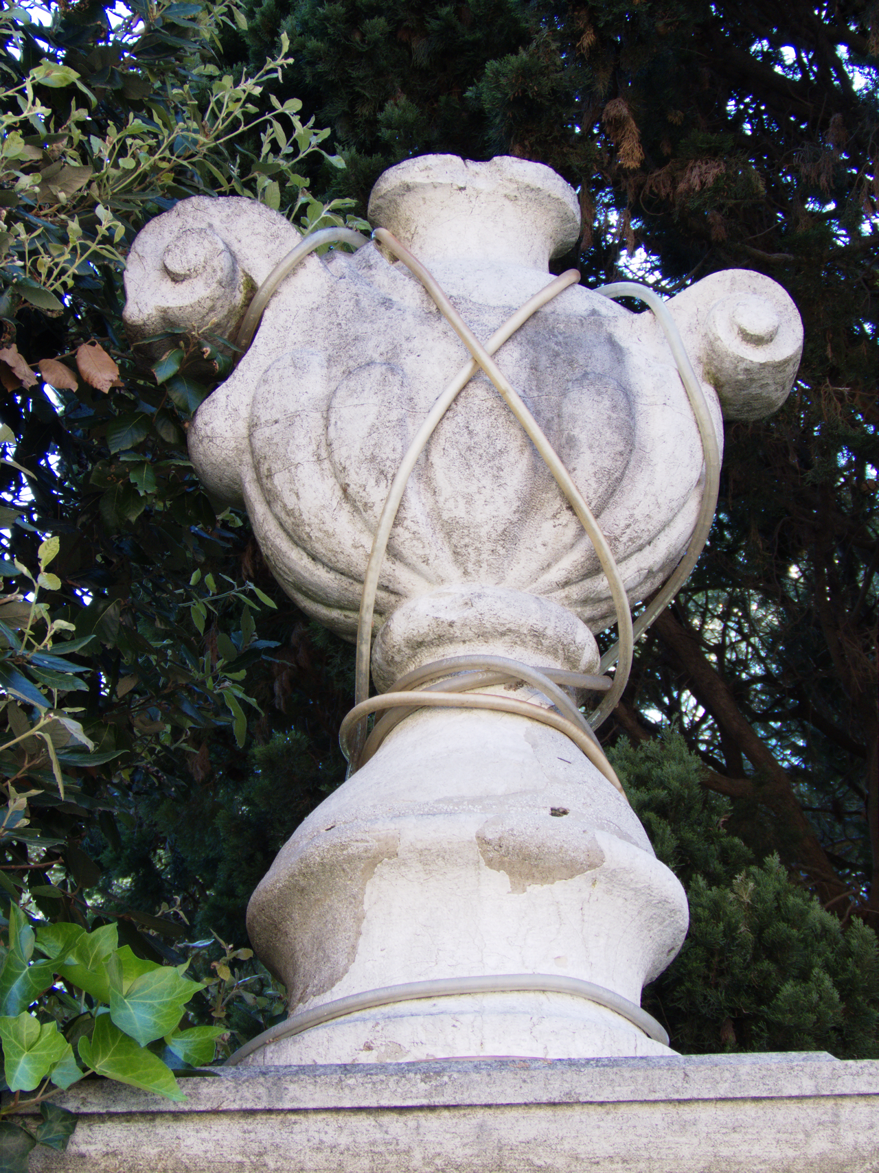 vaso (scultura, pendant) - ambito veneto (secc. XVII-XVIII)