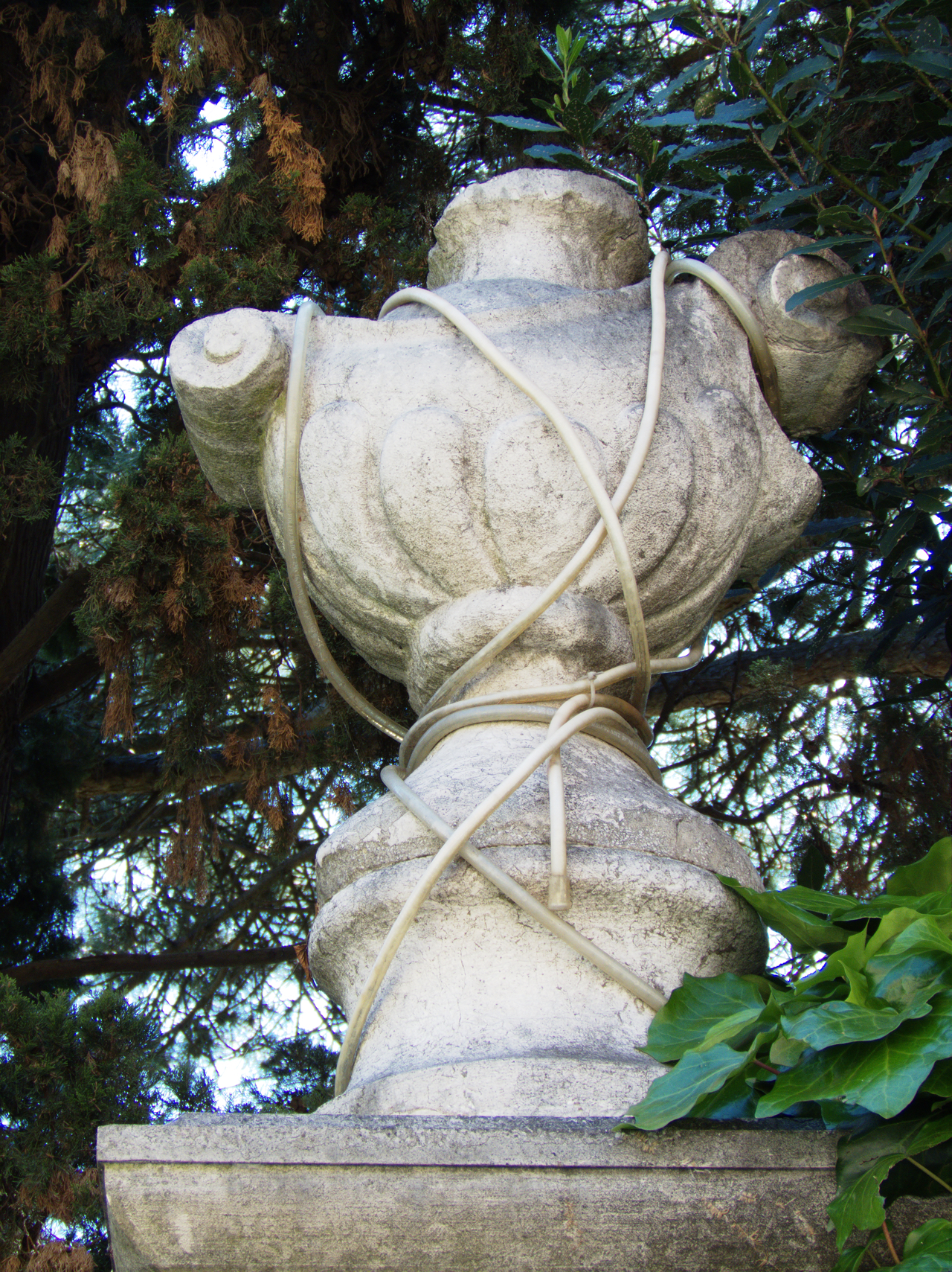 vaso (scultura, pendant) - ambito veneto (secc. XVII-XVIII)