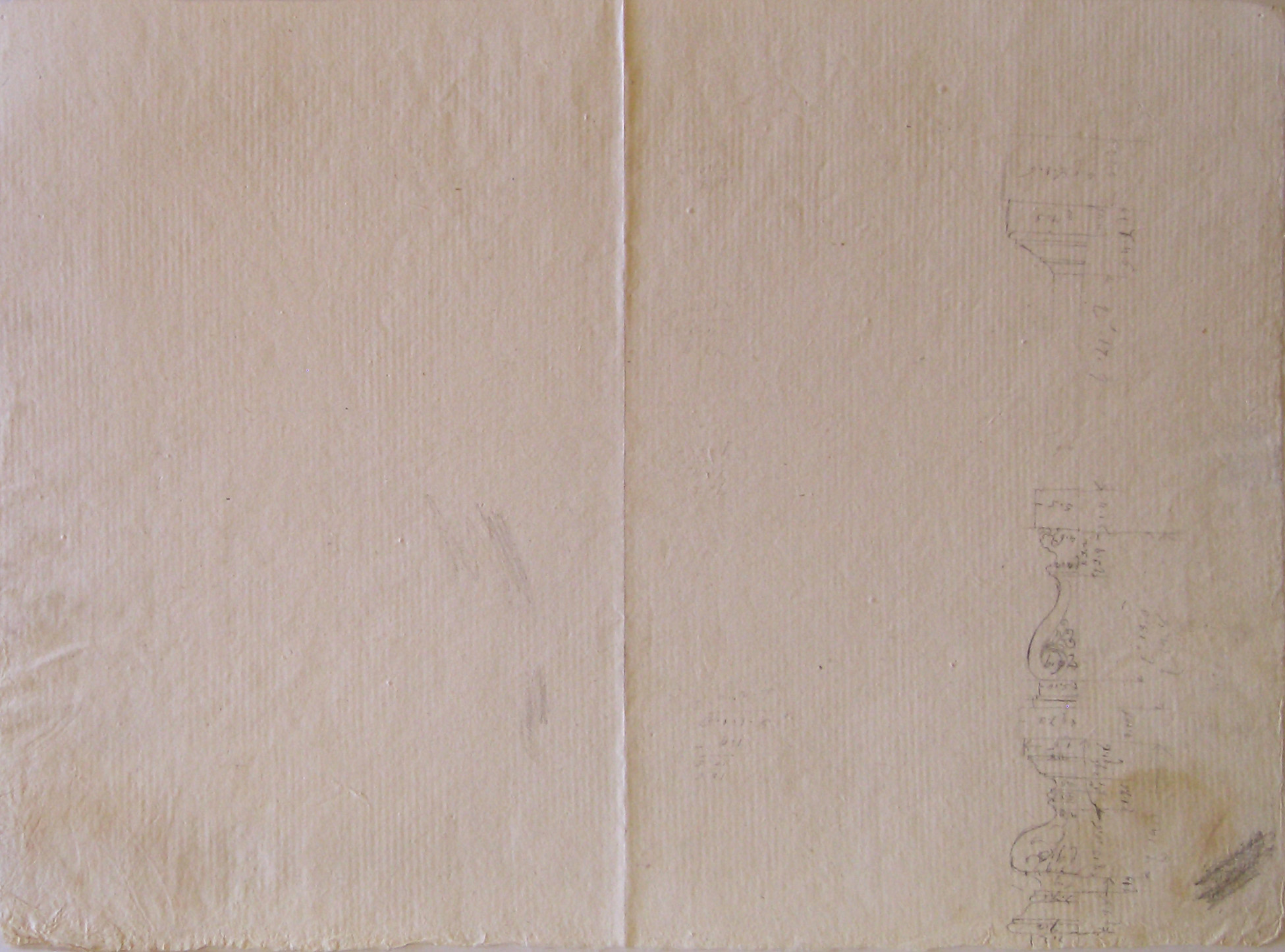Progetto architettonico: dettaglio di cornici (disegno architettonico, opera isolata) di Cagnola Luigi (attribuito) (sec. XIX)