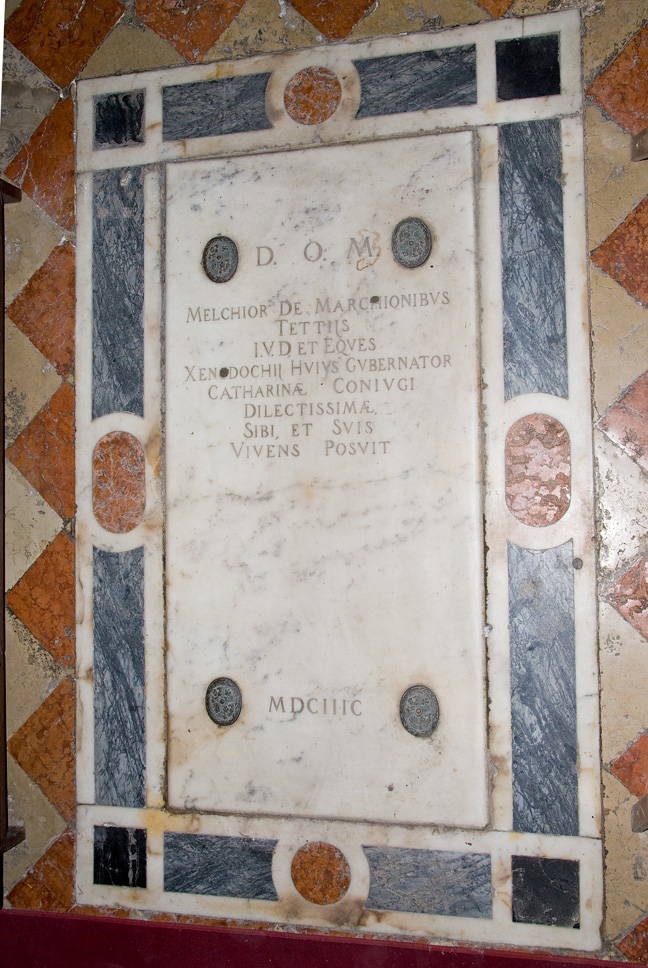 lapide tombale, opera isolata - ambito veneto (fine XVII)