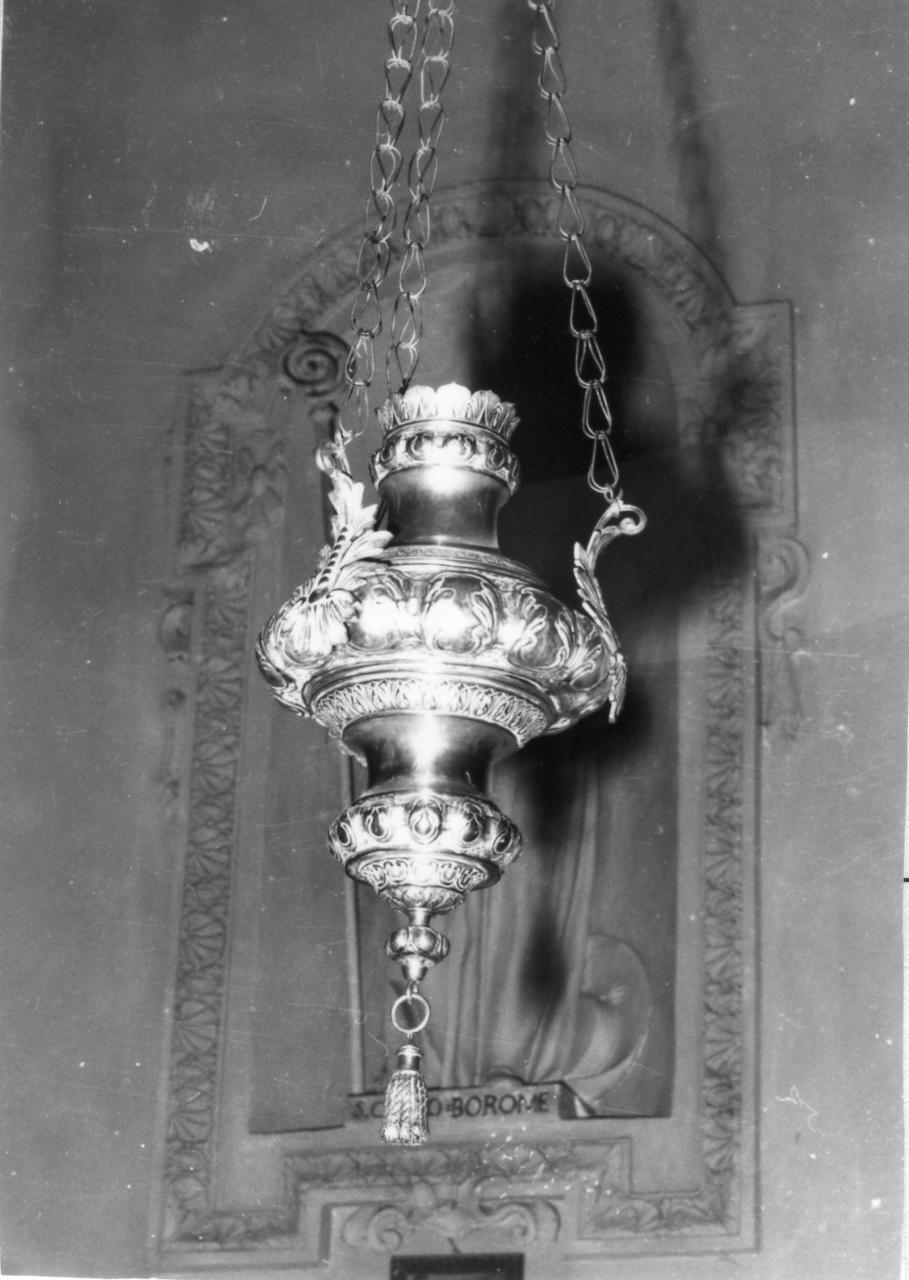 lampada pensile - bottega emiliana (seconda meta' sec. XIX)