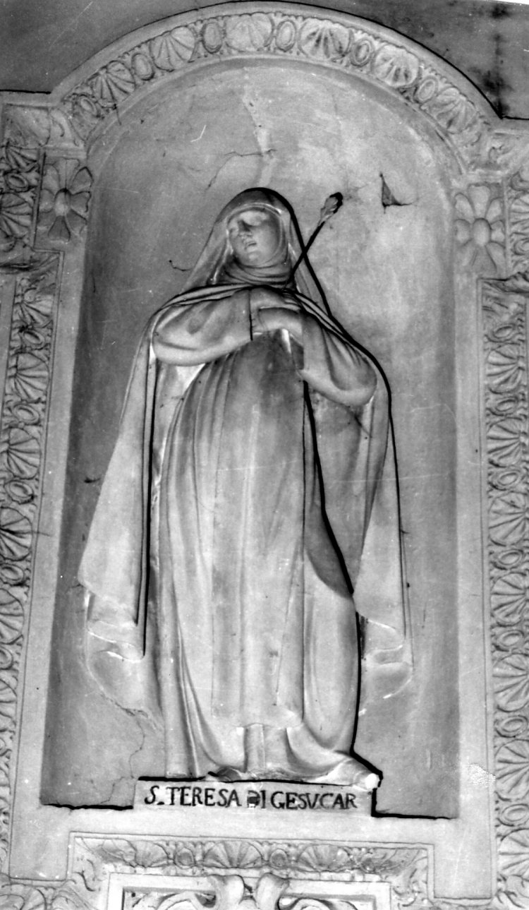Santa Teresa d'Avila (statua) di Tadolini Petronio (sec. XVIII)