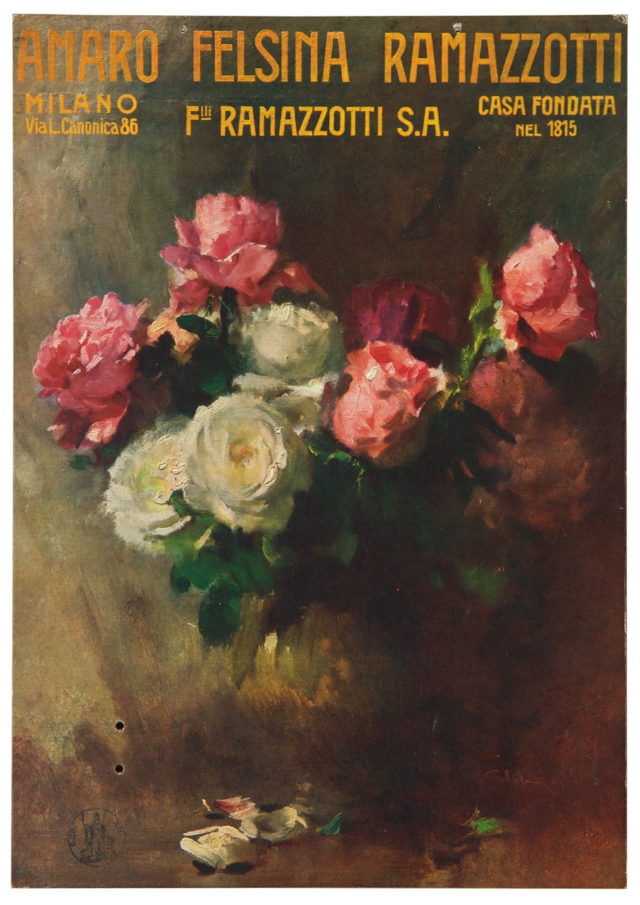 Vaso di rose (calendario) di Palanti Giuseppe (sec. XX)