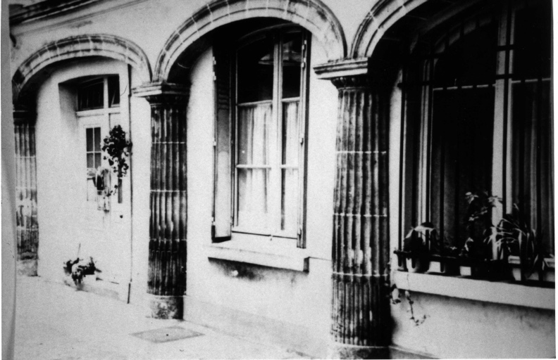 Veduta - Parigi - Casa Bélanger (positivo) di Bélanger, François-Joseph, anonimo (seconda meta' XX)