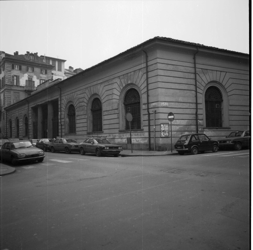 Torino - ex Biblioteca Militare - veduta (positivo) di Talucchi, Giuseppe Maria, anonimo (seconda meta' XX)