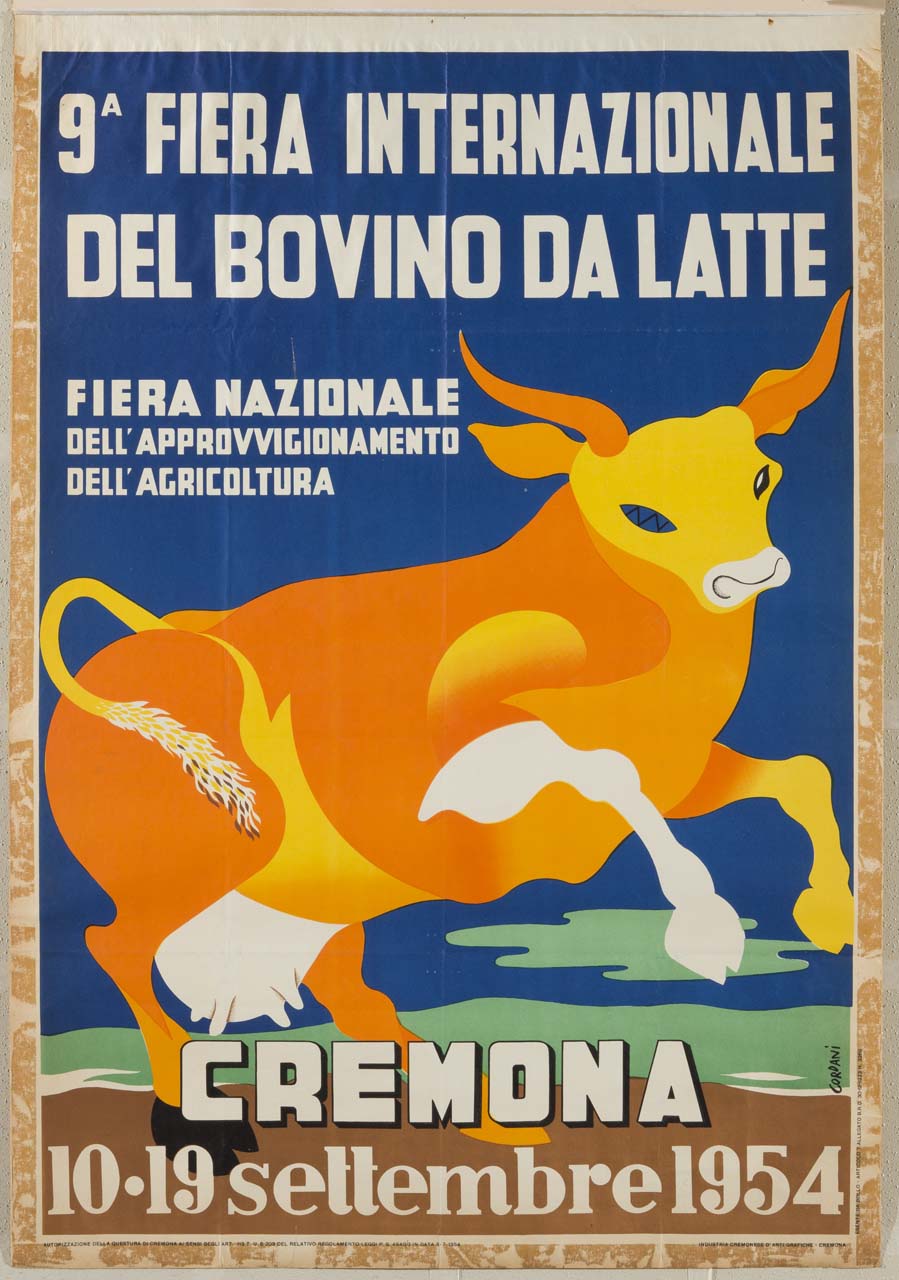 mucca da latte (manifesto) di Cordani Sereno (sec. XX)