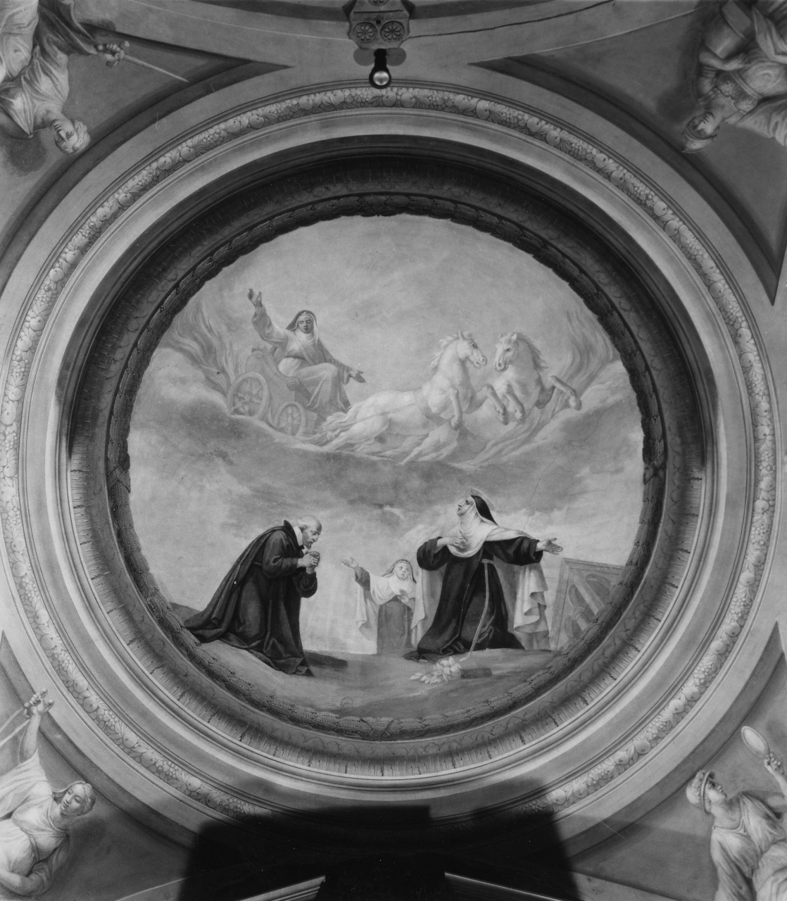 Beata Bagnesi appare a Santa Maria Maddalena de' Pazzi (dipinto) di Servolini Giuseppe (sec. XIX)