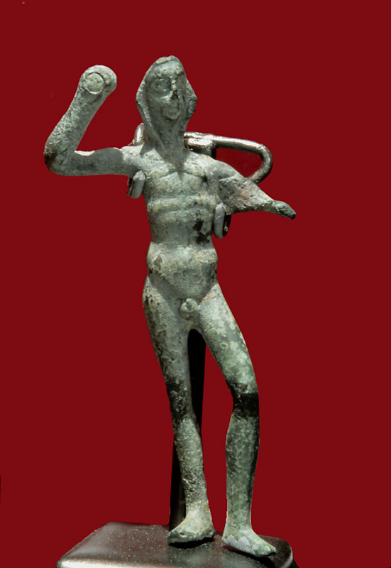 Ercole in assalto (statuetta) (sec. V a.C)