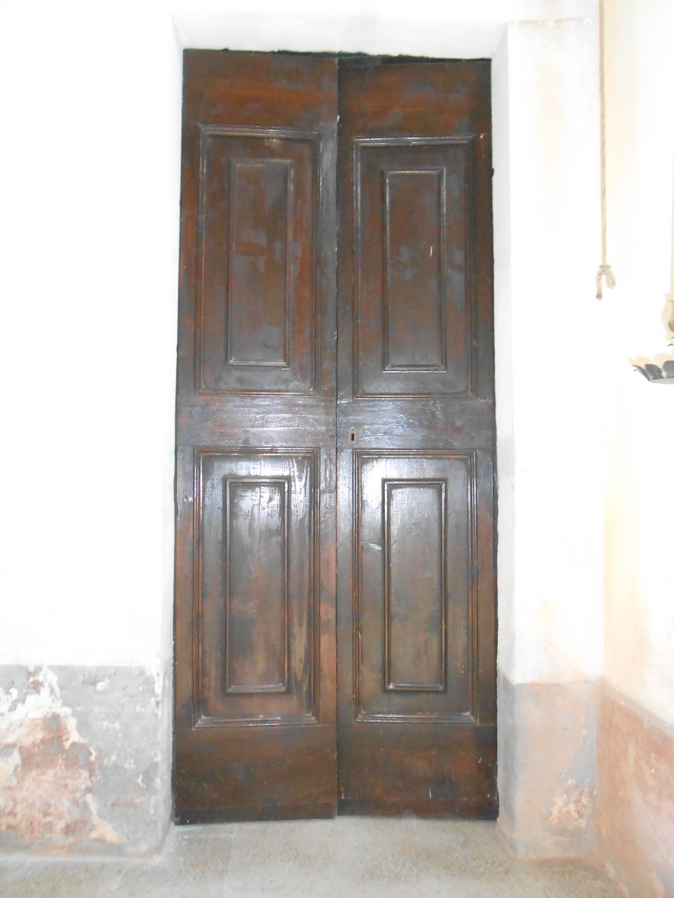 porta, opera isolata - bottega bresciana (secc. XVIII/ XIX)