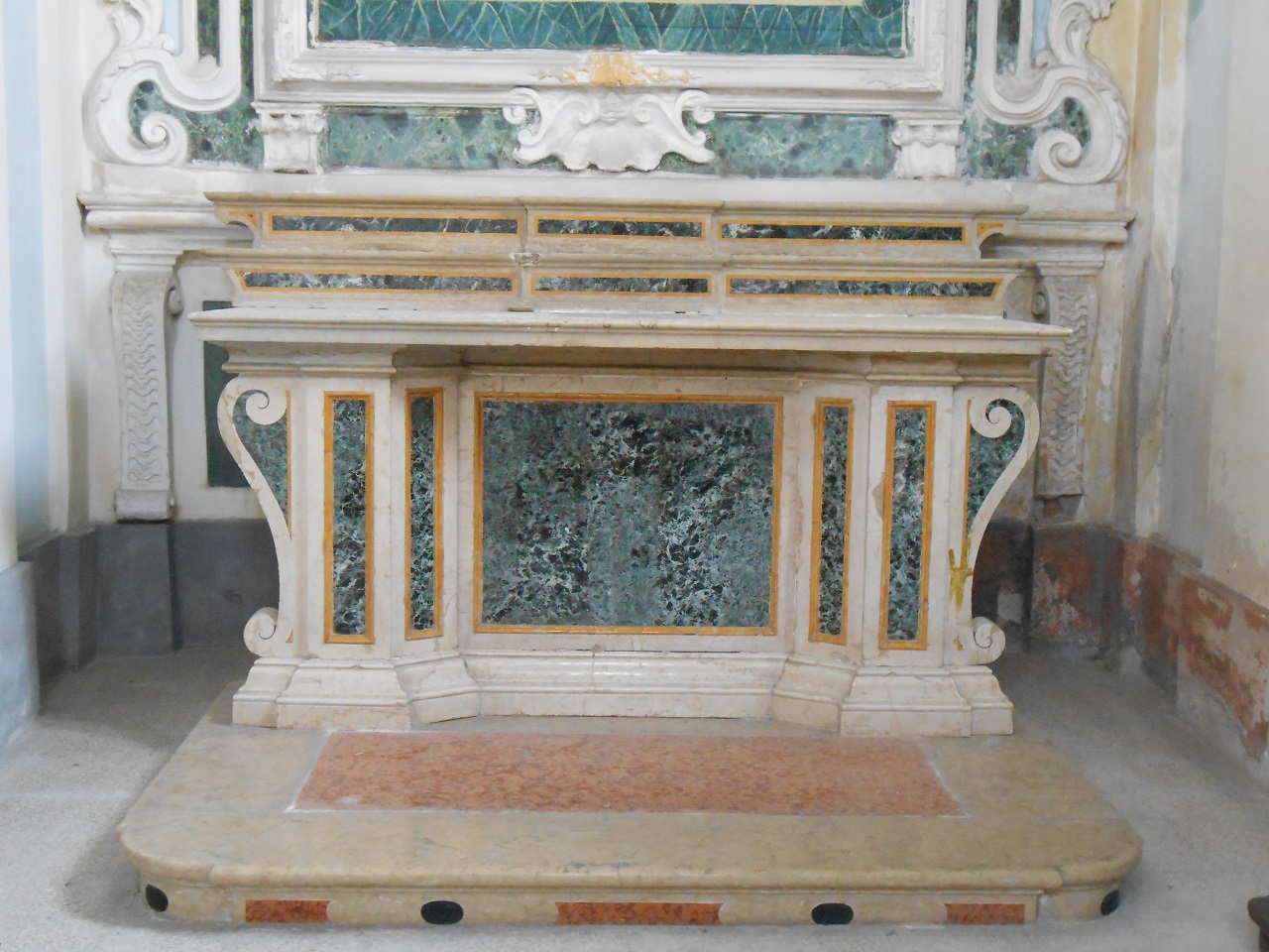 altare, opera isolata - bottega bresciana (terzo quarto sec. XVIII)