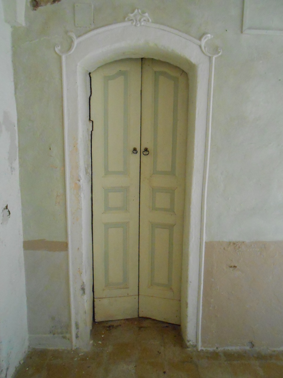 mostra di porta, opera isolata - bottega bresciana (terzo quarto sec. XVIII)