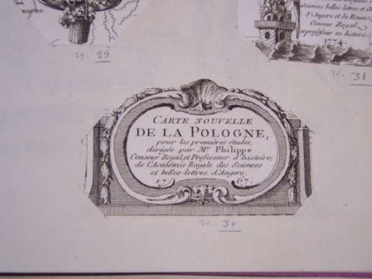 cornice con iscrizione (stampa, frammento) di De Pretot Philippe (sec. XVIII)