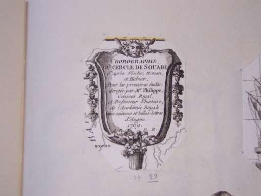 cartiglio con iscrizione (stampa, frammento) di De Pretot Philippe (sec. XVIII)