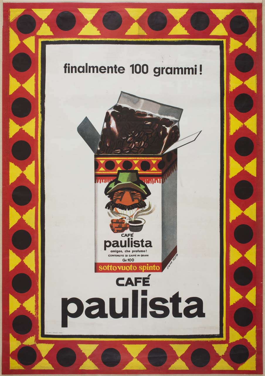confezione di caffè macinato (manifesto) di Studio Testa (metà sec. XX)