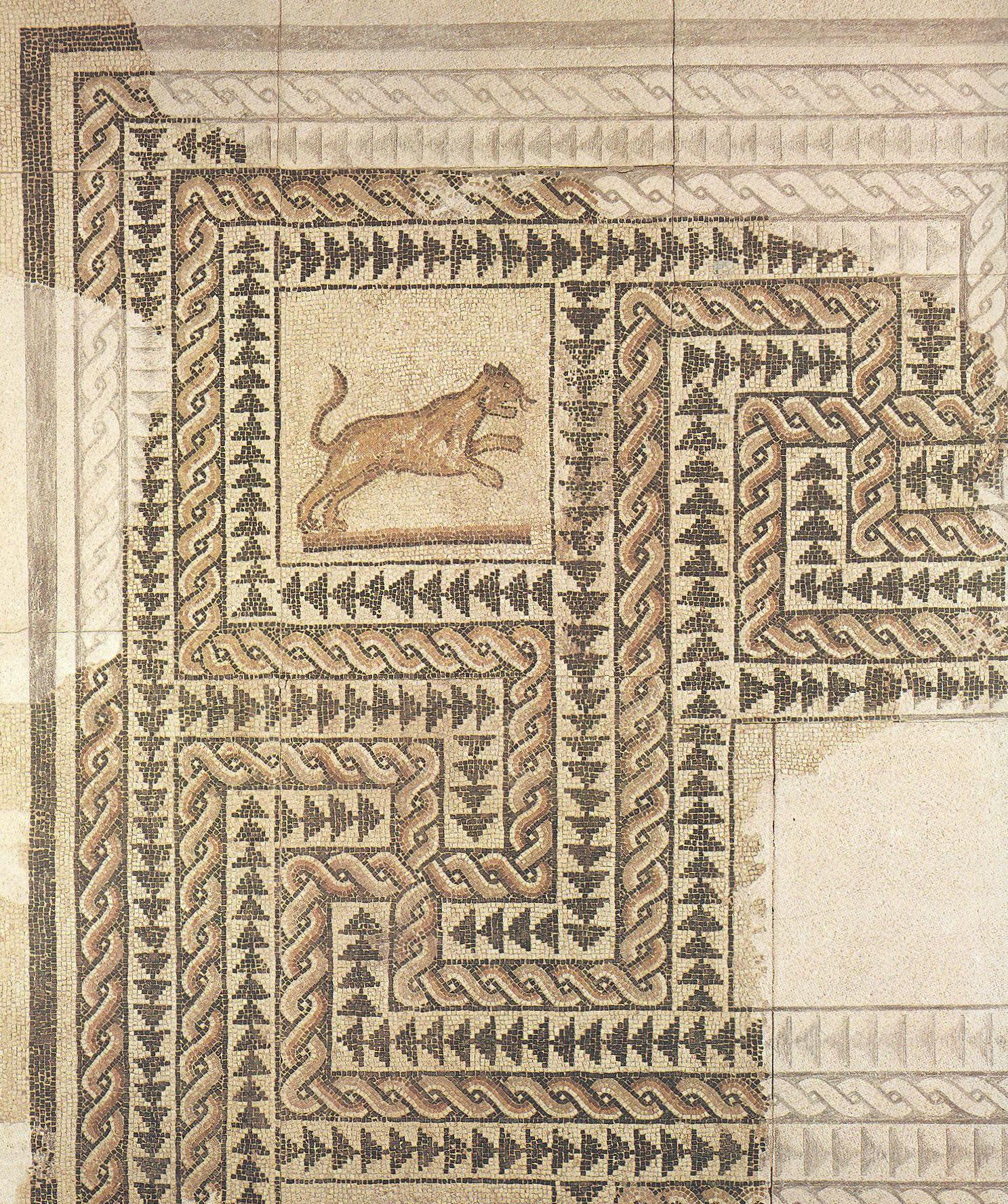 mosaico, tessellato (III sec. d.C)