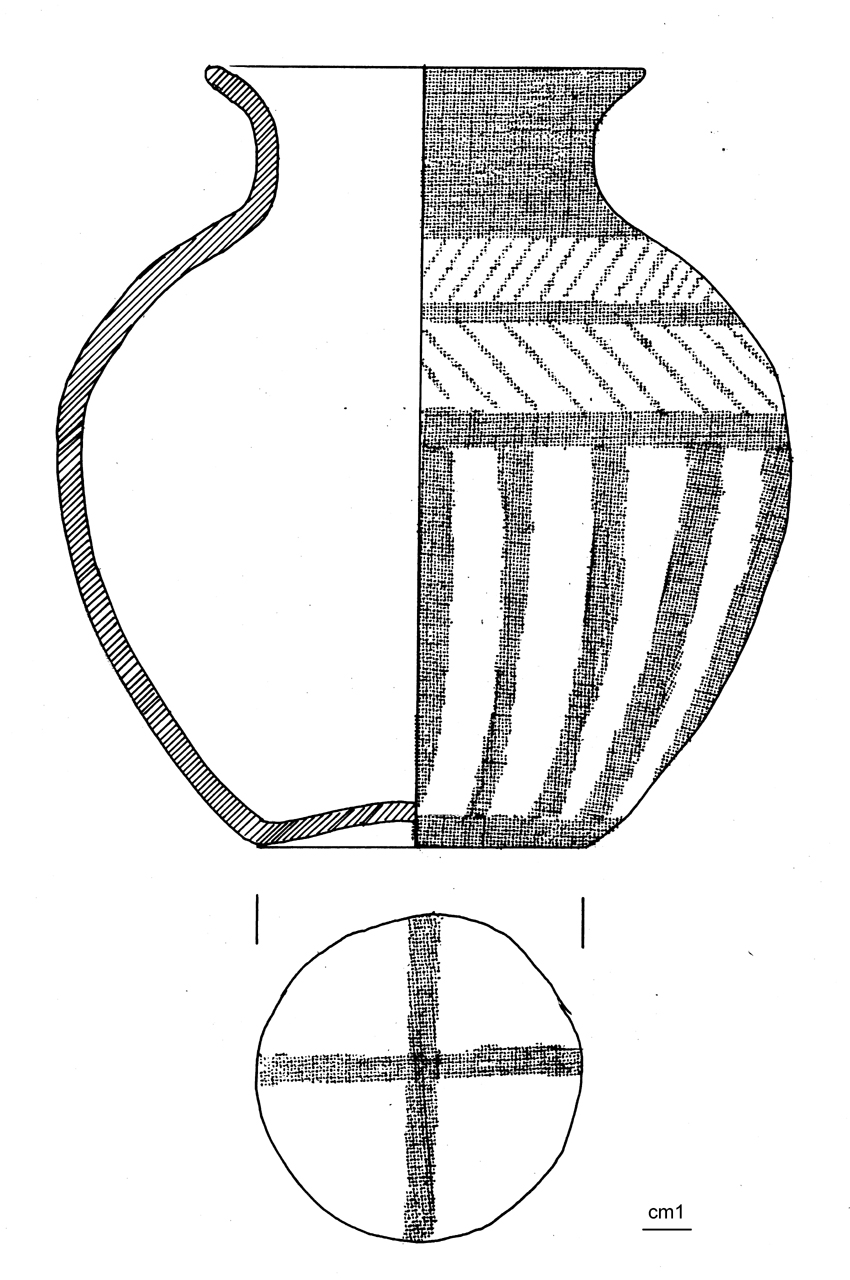 olla ovoide - cultura di Golasecca (seconda metà VI a.C)