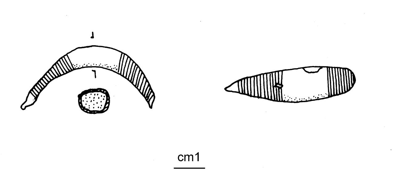 fibula a sanguisuga - cultura di Golasecca (seconda metà VI a.C)