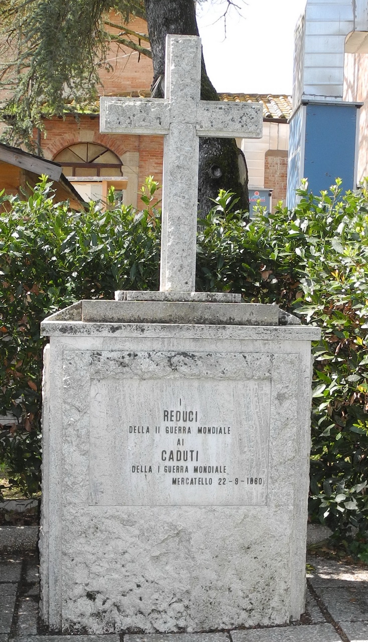 soggetto asente (monumento ai caduti - a cippo, opera isolata) - ambito Italia centrale (sec. XX)