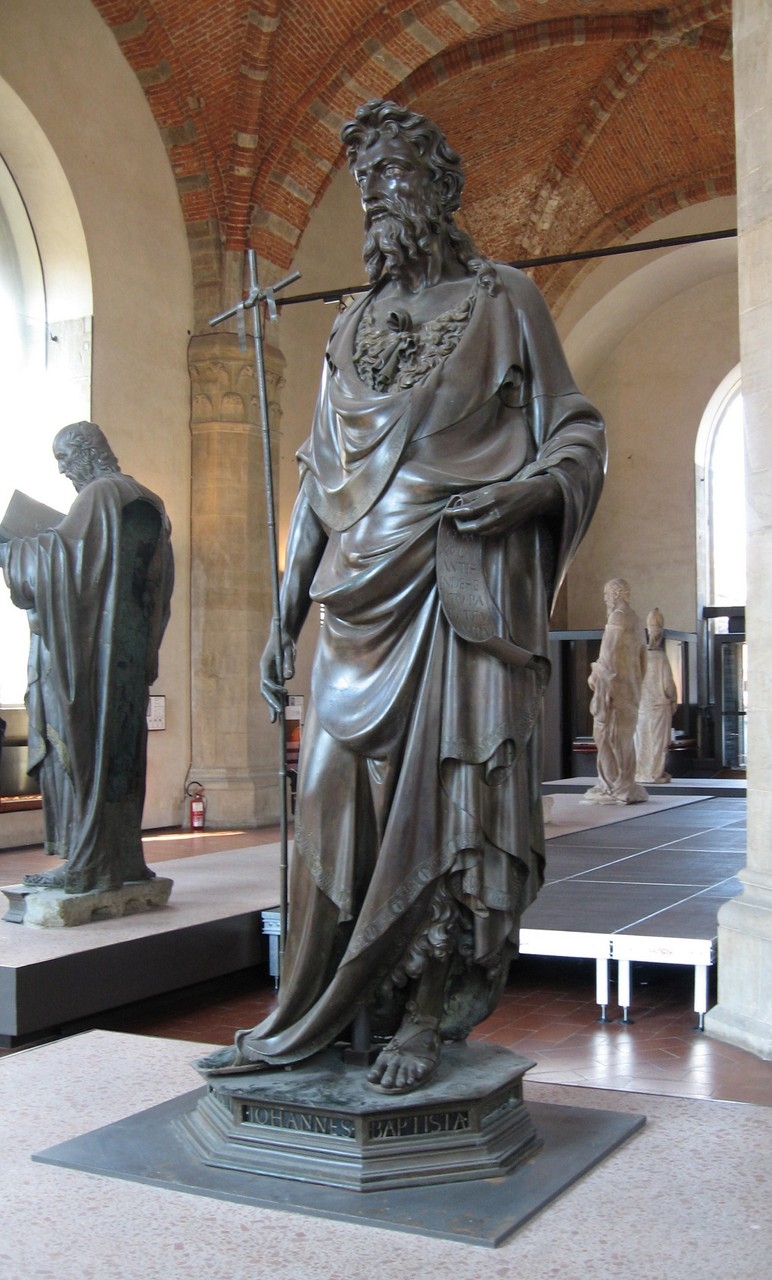 San Giovanni Battista (statua) di Ghiberti Lorenzo (attribuito) (primo quarto sec. XV)