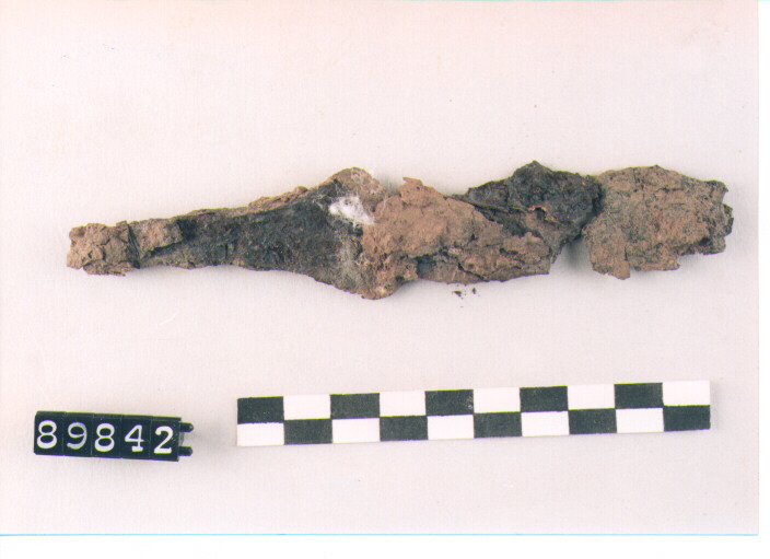 coltello a codolo/ frammento - AMBITO LOCALE (secc. VIII/ VII a.C)