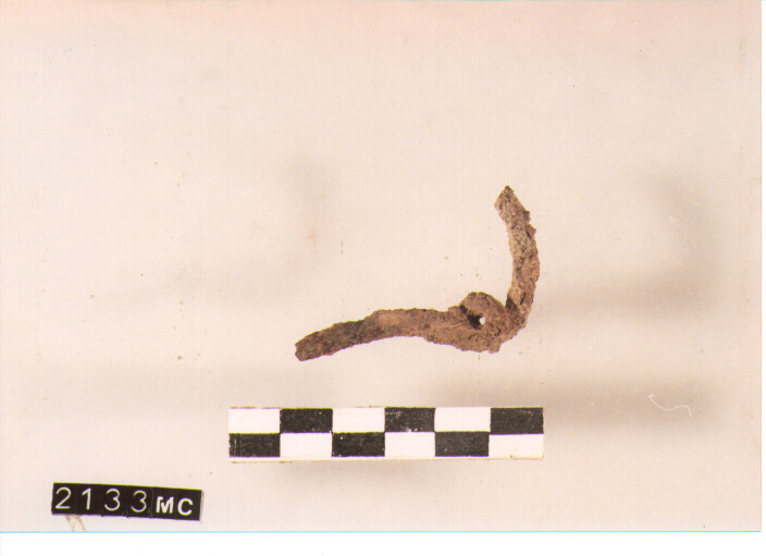 fibula serpeggiante/ frammento - CULTURA TOMBE A FOSSA (SECC. IX/VIII A.C)