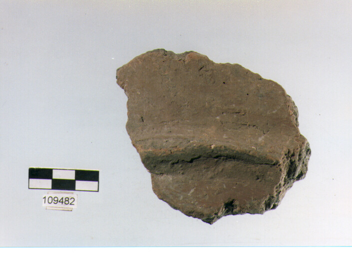 cordone liscio orizzontale, cordoni, tipo 1, Grotta Sant'Angelo (età del bronzo)