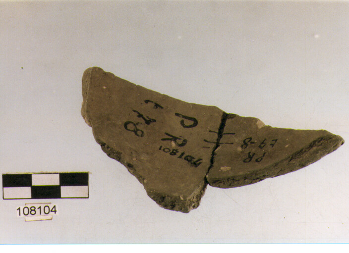Fondo, tipo E 1a, Grotta S.Angelo - neo-eneolitico (V/ III millennio a.C)