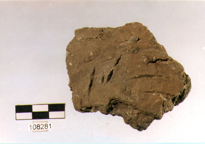 orlo, tipo E 6a1, Grotta S.Angelo - neolitico medio-finale (V/ IV millennio a.C)