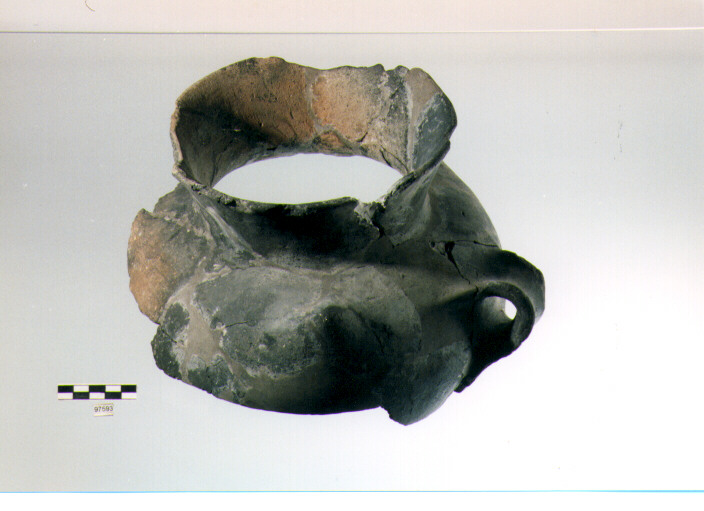 vaso a corpo globulare, vasi a collo tipo 8A, Trasacco (età del bronzo medio)