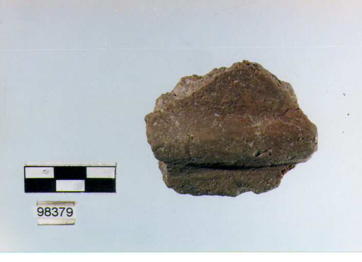 vaso/ parete cordonata, cordone, tipo1,Trasacco (bronzo medio)