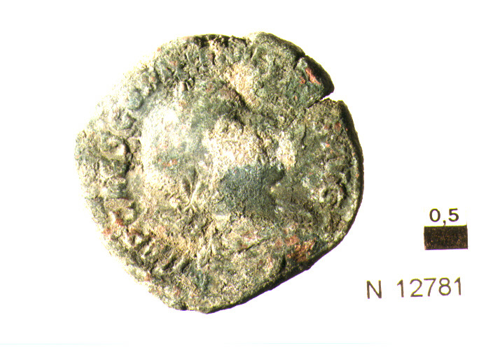 R/ busto drappeggiato di Gordiano laureato a destra; V/ Aequitas stante frontalmente, la testa a sinistra, tiene bilancia e cornucopia (moneta, sesterzio) (sec. III d.C)
