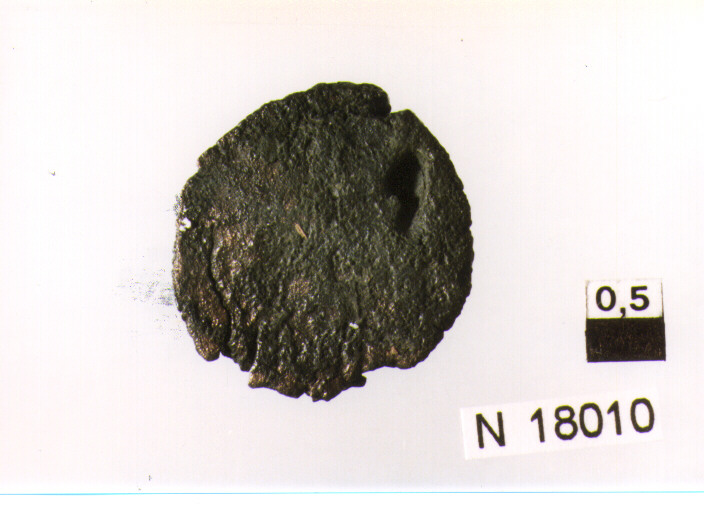 R/ illeggibile; V/ toro androcefalo a destra, incoronato da Vittoria (moneta, litra) (sec. III a.C)