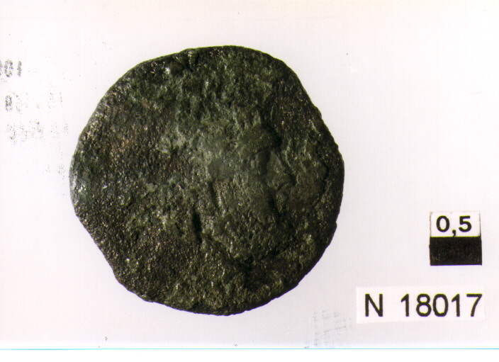 R/ testa di Giove a destra; V/ prua a destra (moneta, semisse) (sec. III a.C)