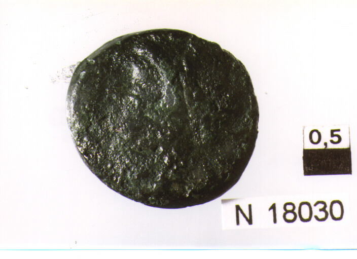 R/ testa di Apollo laureato a sinistra; V/ toro androcefalo a destra incoronato da Vittoria (moneta, litra) (sec. III a.C)