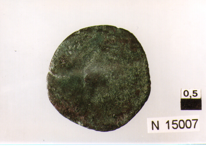 illeggibile (moneta, due cavalli) (secc. XVI/ XVII d.C)