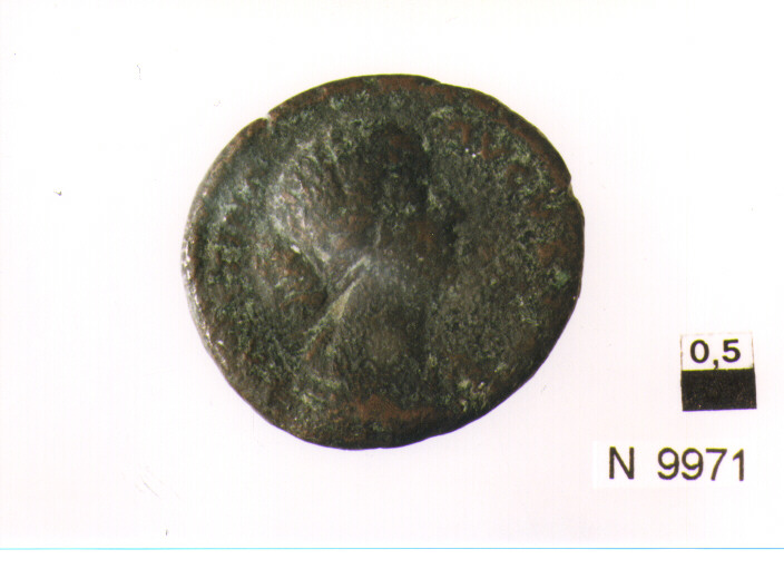 R/ busto a testa nuda con corazza volto a sinistra; V/ castello con tre torri da cui sopra un leone che brandisce una spada (moneta, nove cavalli) (sec. XVII d.C)