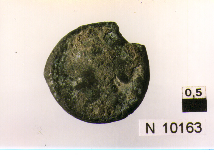R/ non id.; V/ toro androcefalo a destra incoronato da vittoria (moneta, litra) (sec. III a.C)