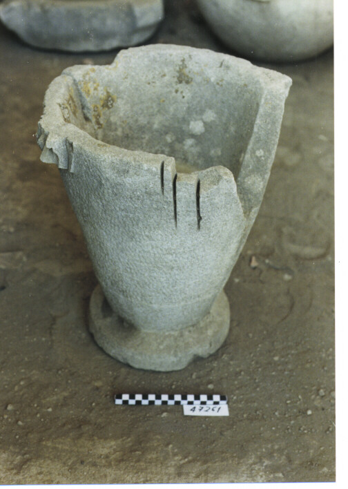 mortaio - ambito romano (sec. I d.C)