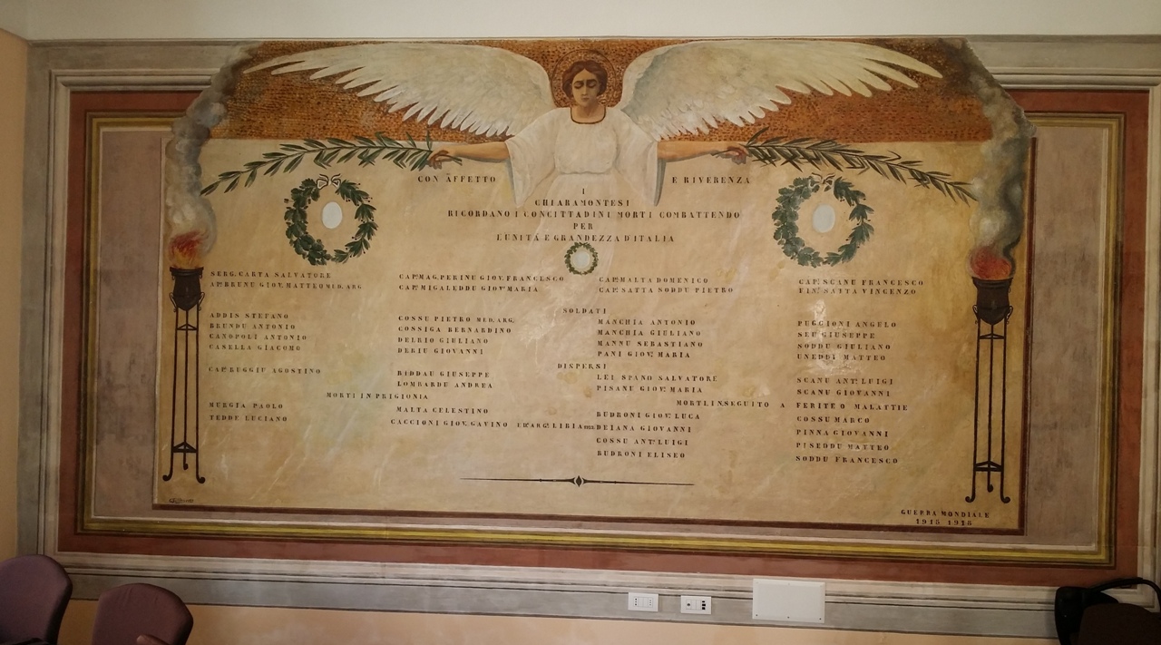 Angelo della vittoria, angelo con fascio di palme (dipinto)